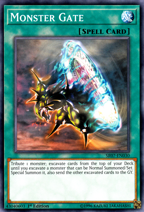 Monster Gate [SR07-EN030] Common | Jomio and Rueliete's Cards and Comics