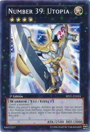 Number 39: Utopia [BP01-EN024] Starfoil Rare | Jomio and Rueliete's Cards and Comics