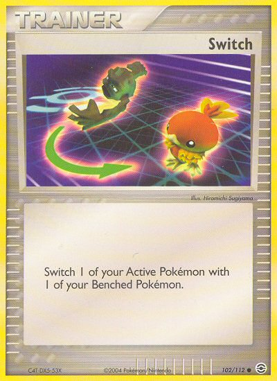 Switch (102/112) [EX: FireRed & LeafGreen] | Jomio and Rueliete's Cards and Comics