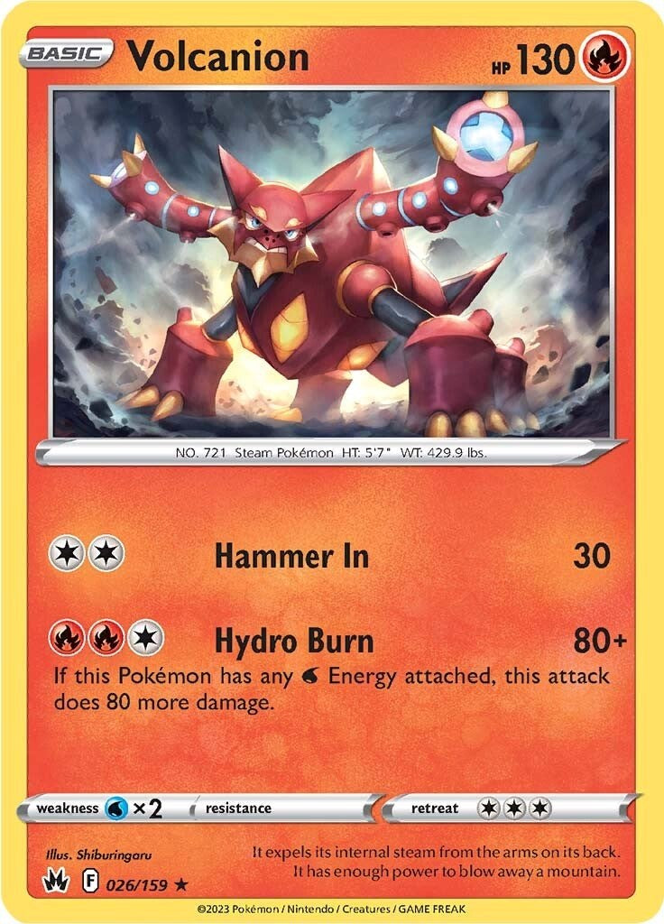 Volcanion (026/159) [Sword & Shield: Crown Zenith] | Jomio and Rueliete's Cards and Comics