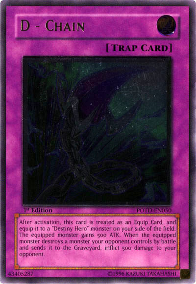 D - Chain (UTR) [POTD-EN050] Ultimate Rare | Jomio and Rueliete's Cards and Comics