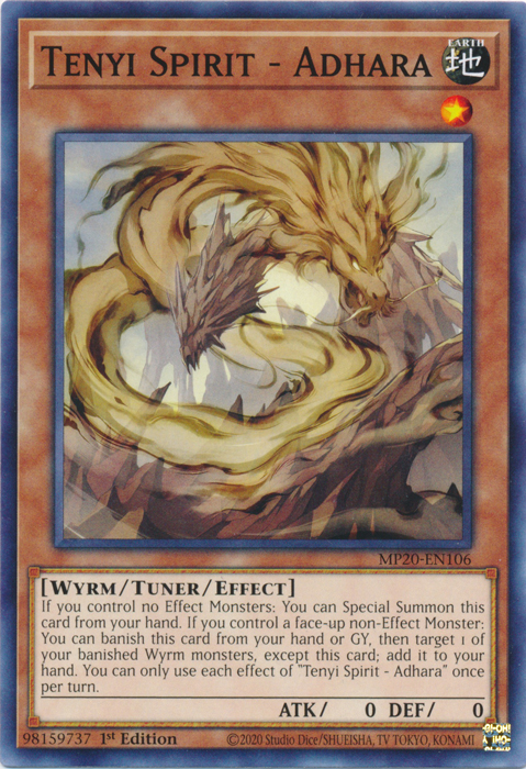 Tenyi Spirit - Adhara [MP20-EN106] Common | Jomio and Rueliete's Cards and Comics