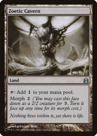 Zoetic Cavern [Commander 2011] | Jomio and Rueliete's Cards and Comics
