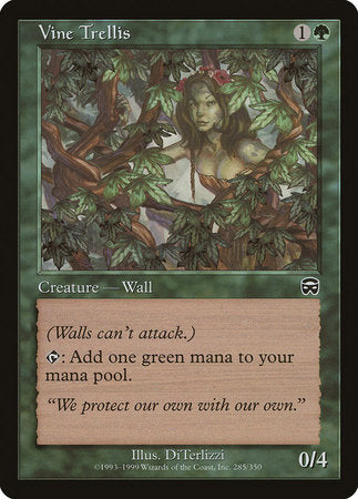 Vine Trellis [Mercadian Masques] | Jomio and Rueliete's Cards and Comics