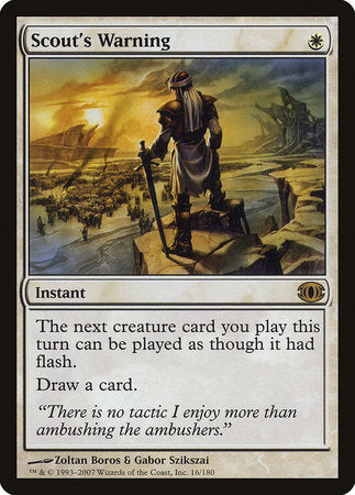 Scout's Warning [Future Sight] | Jomio and Rueliete's Cards and Comics