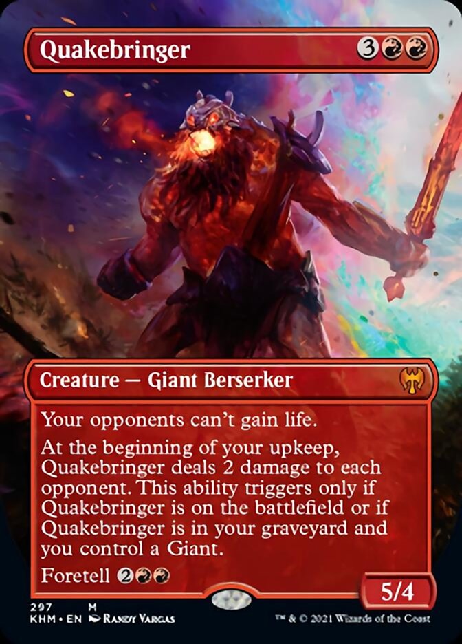 Quakebringer (Borderless Alternate Art) [Kaldheim] | Jomio and Rueliete's Cards and Comics