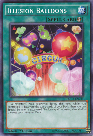 Illusion Balloons [SP15-EN044] Common | Jomio and Rueliete's Cards and Comics