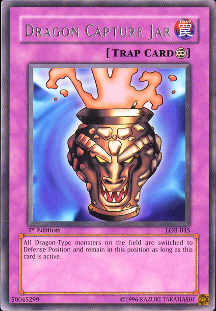 Dragon Capture Jar [LOB-045] Rare | Jomio and Rueliete's Cards and Comics