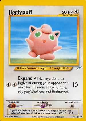 Jigglypuff (44/105) [Neo Destiny Unlimited] | Jomio and Rueliete's Cards and Comics