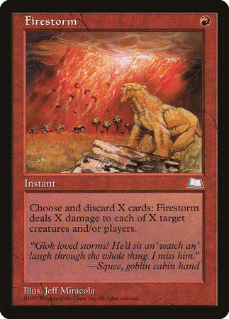 Firestorm [Weatherlight] | Jomio and Rueliete's Cards and Comics