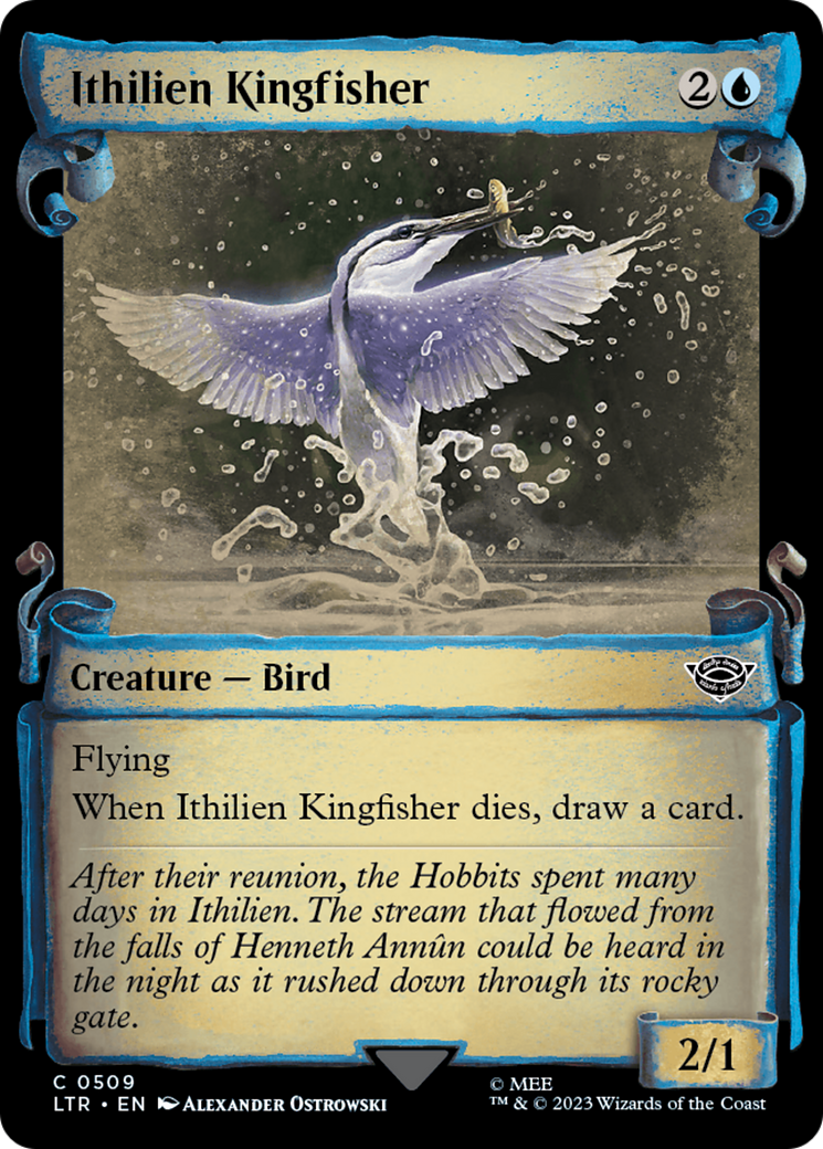 Ithilien Kingfisher [The Lord of the Rings: Tales of Middle-Earth Showcase Scrolls] | Jomio and Rueliete's Cards and Comics