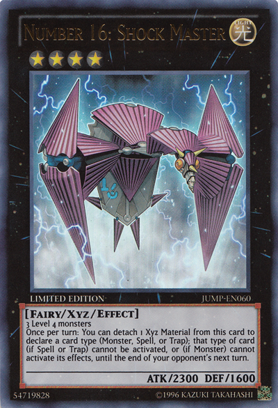 Number 16: Shock Master [JUMP-EN060] Ultra Rare | Jomio and Rueliete's Cards and Comics