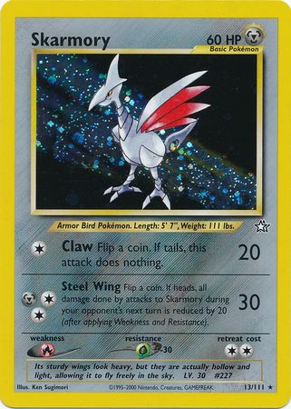 Skarmory (13/111) [Neo Genesis Unlimited] | Jomio and Rueliete's Cards and Comics