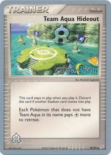 Team Aqua Hideout (78/95) (Bright Aura - Curran Hill's) [World Championships 2005] | Jomio and Rueliete's Cards and Comics