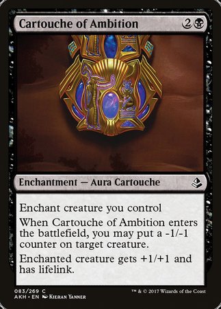 Cartouche of Ambition [Amonkhet] | Jomio and Rueliete's Cards and Comics