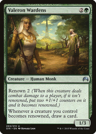 Valeron Wardens [Magic Origins] | Jomio and Rueliete's Cards and Comics