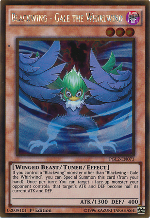 Blackwing - Gale the Whirlwind [PGL2-EN073] Gold Rare | Jomio and Rueliete's Cards and Comics