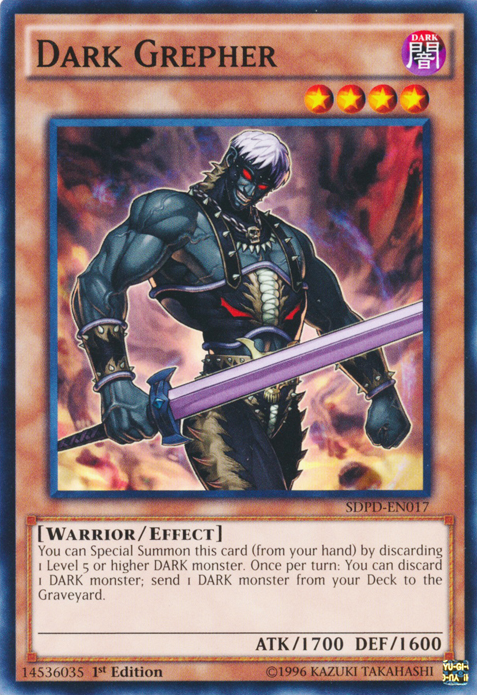 Dark Grepher [SDPD-EN017] Common | Jomio and Rueliete's Cards and Comics