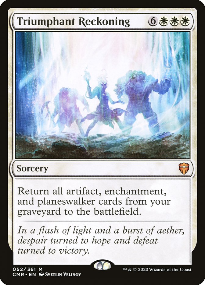 Triumphant Reckoning [Commander Legends] | Jomio and Rueliete's Cards and Comics
