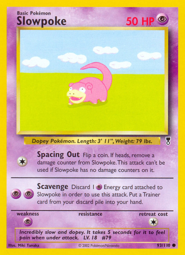 Slowpoke (93/110) [Legendary Collection] | Jomio and Rueliete's Cards and Comics