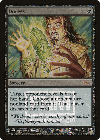 Duress [Friday Night Magic 2005] | Jomio and Rueliete's Cards and Comics