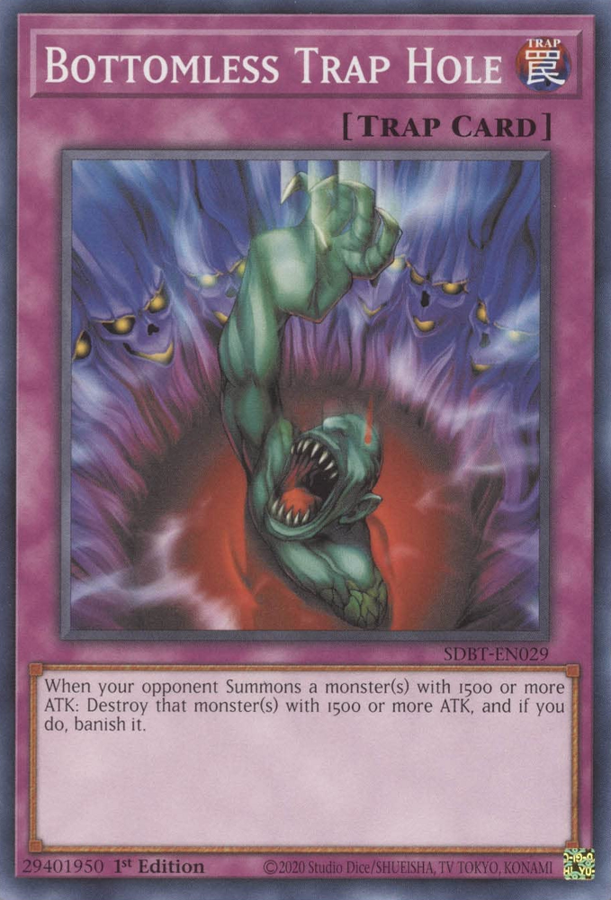 Bottomless Trap Hole [SDBT-EN029] Common | Jomio and Rueliete's Cards and Comics