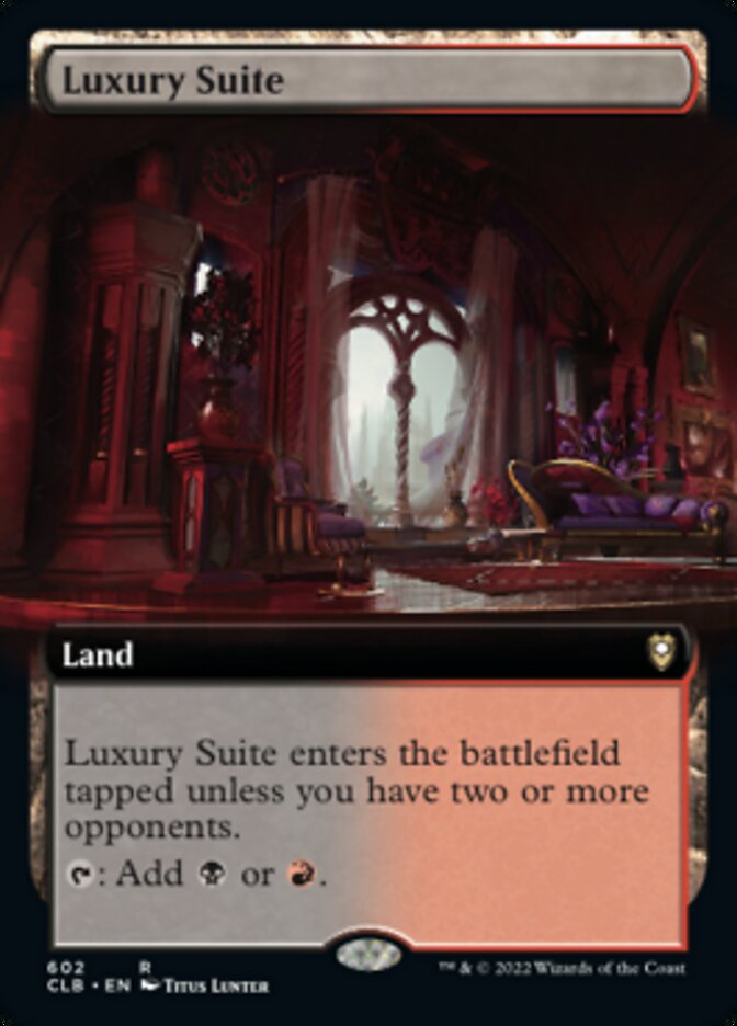 Luxury Suite (Extended Art) [Commander Legends: Battle for Baldur's Gate] | Jomio and Rueliete's Cards and Comics