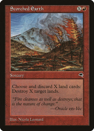 Scorched Earth [Tempest] | Jomio and Rueliete's Cards and Comics