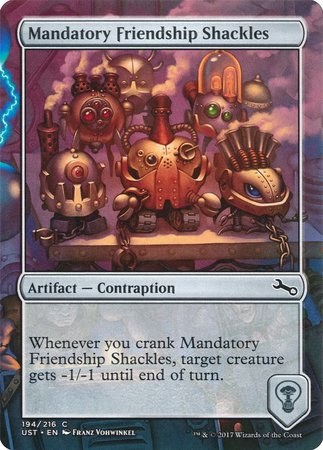Mandatory Friendship Shackles [Unstable] | Jomio and Rueliete's Cards and Comics