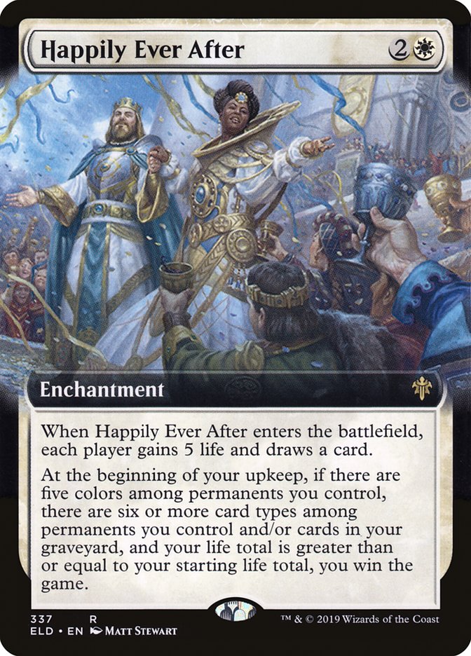 Happily Ever After (Extended Art) [Throne of Eldraine] | Jomio and Rueliete's Cards and Comics