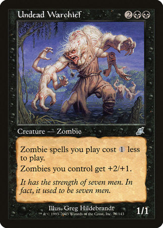 Undead Warchief [Scourge] | Jomio and Rueliete's Cards and Comics