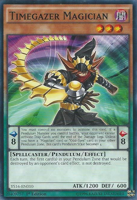 Timegazer Magician [YS16-EN010] Common | Jomio and Rueliete's Cards and Comics