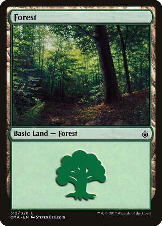 Forest (312) [Commander Anthology] | Jomio and Rueliete's Cards and Comics