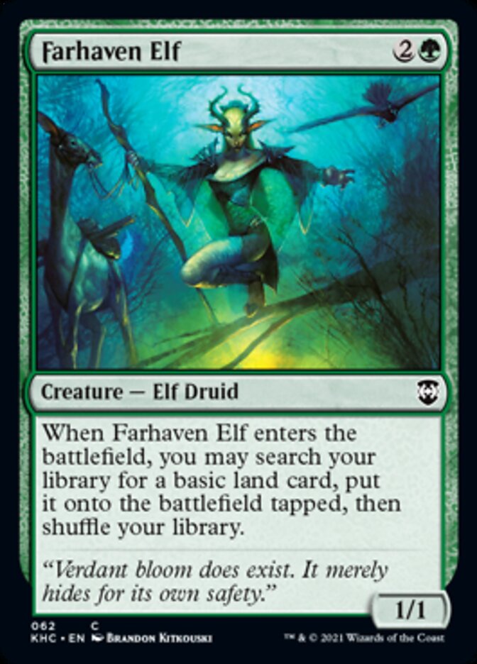 Farhaven Elf [Kaldheim Commander] | Jomio and Rueliete's Cards and Comics