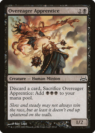 Overeager Apprentice [Duel Decks: Divine vs. Demonic] | Jomio and Rueliete's Cards and Comics