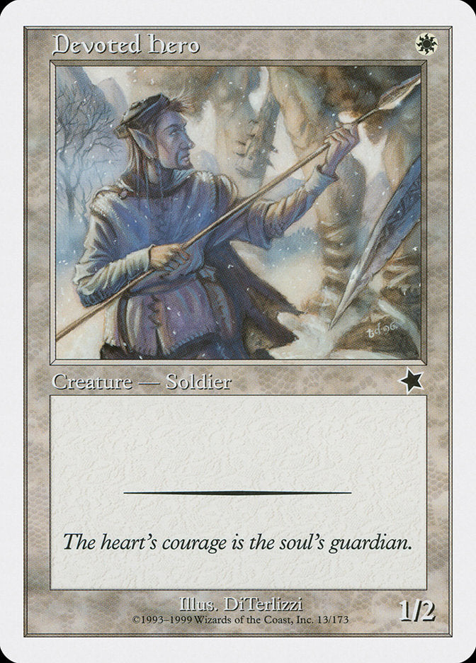 Devoted Hero [Starter 1999] | Jomio and Rueliete's Cards and Comics