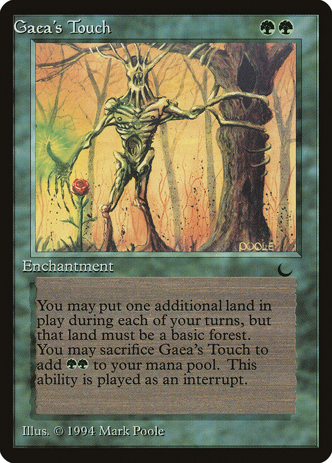 Gaea's Touch (Misprinted) [The Dark] | Jomio and Rueliete's Cards and Comics