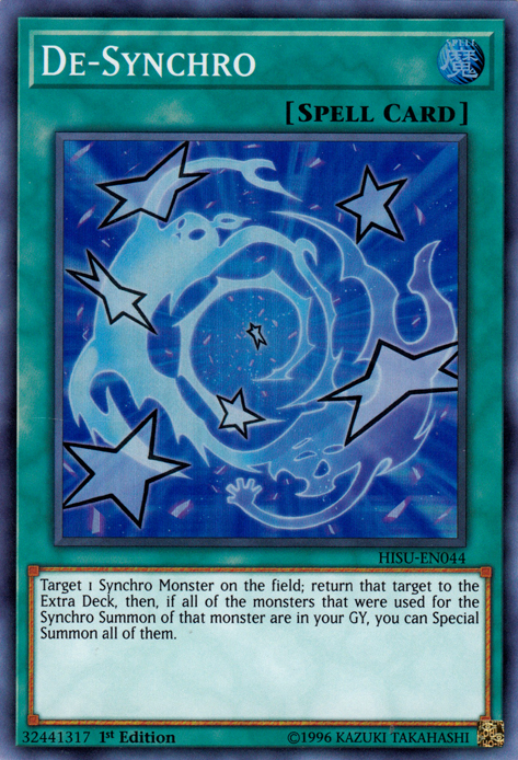 De-Synchro [HISU-EN044] Super Rare | Jomio and Rueliete's Cards and Comics
