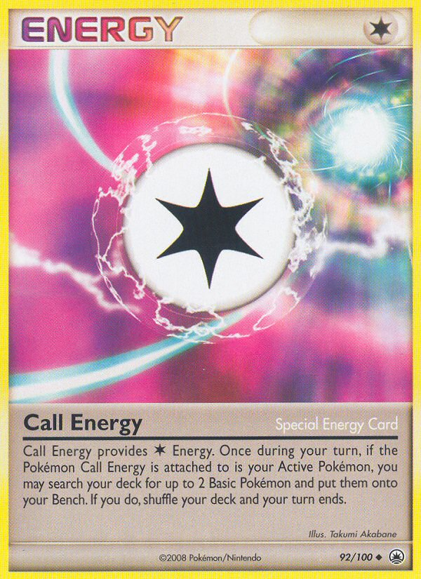 Call Energy (92/100) [Diamond & Pearl: Majestic Dawn] | Jomio and Rueliete's Cards and Comics
