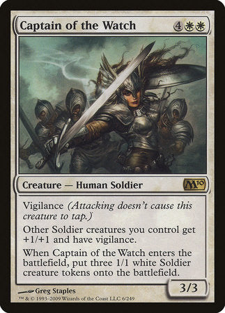 Captain of the Watch [Magic 2010] | Jomio and Rueliete's Cards and Comics