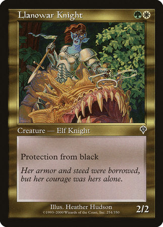 Llanowar Knight [Invasion] | Jomio and Rueliete's Cards and Comics