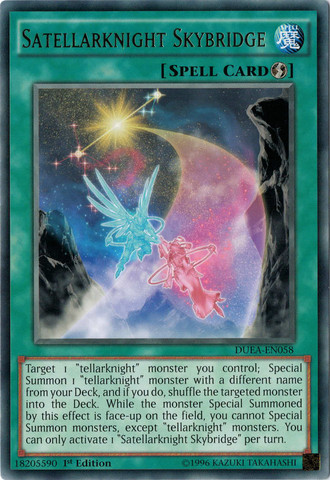 Satellarknight Skybridge [DUEA-EN058] Rare | Jomio and Rueliete's Cards and Comics