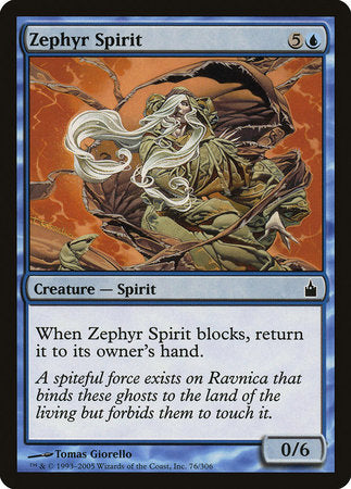 Zephyr Spirit [Ravnica: City of Guilds] | Jomio and Rueliete's Cards and Comics