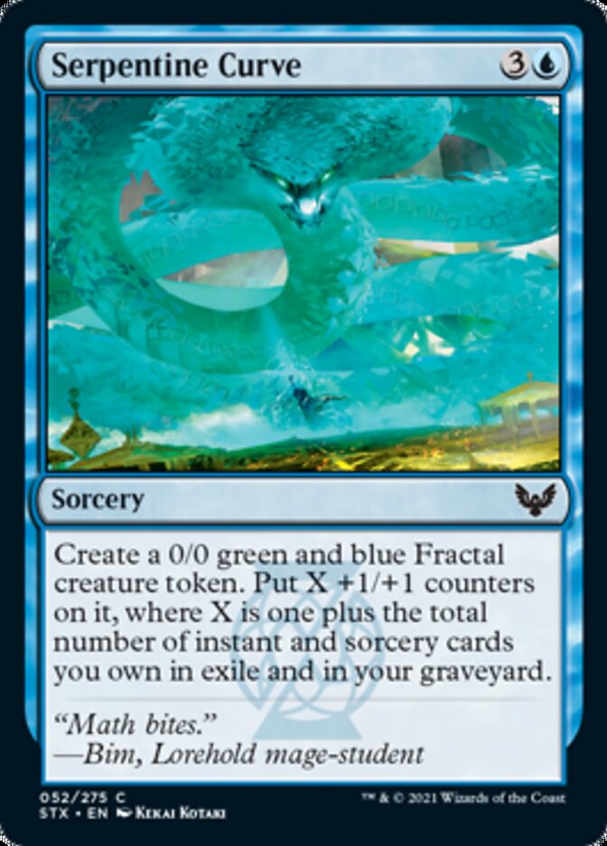 Serpentine Curve [Strixhaven: School of Mages] | Jomio and Rueliete's Cards and Comics