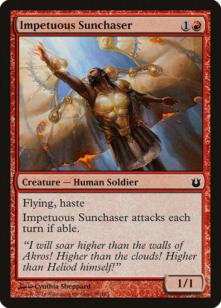 Impetuous Sunchaser [Born of the Gods] | Jomio and Rueliete's Cards and Comics
