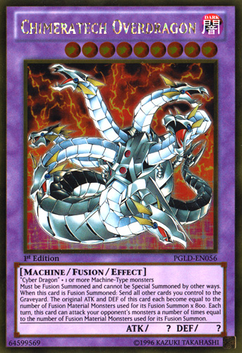 Chimeratech Overdragon [PGLD-EN056] Gold Rare | Jomio and Rueliete's Cards and Comics