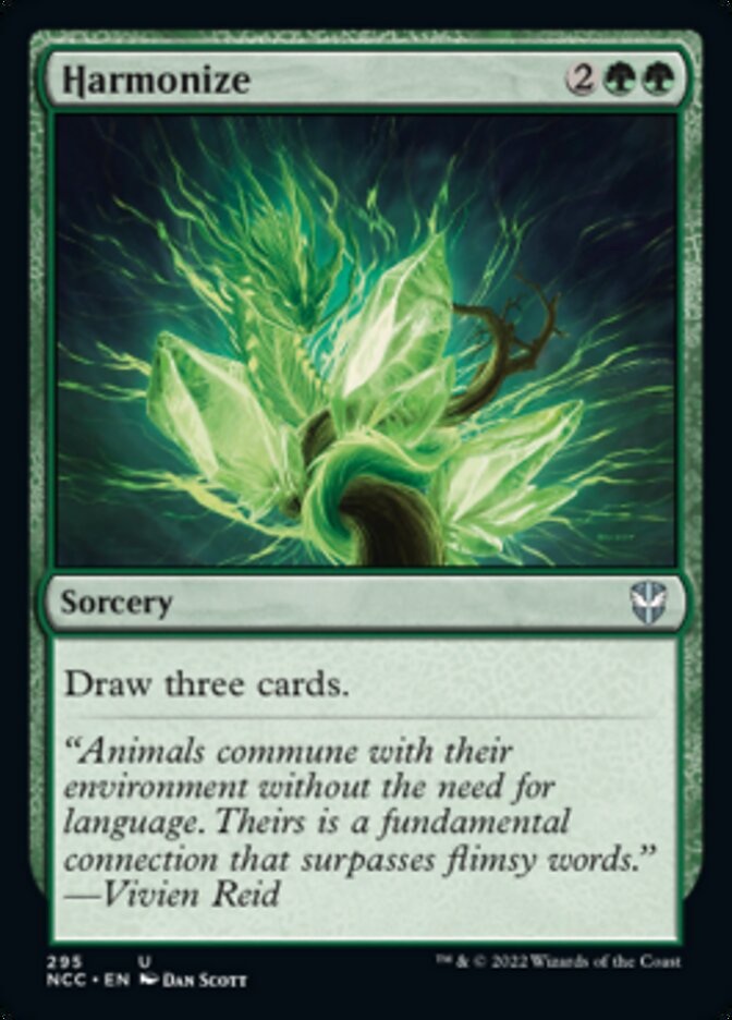 Harmonize [Streets of New Capenna Commander] | Jomio and Rueliete's Cards and Comics
