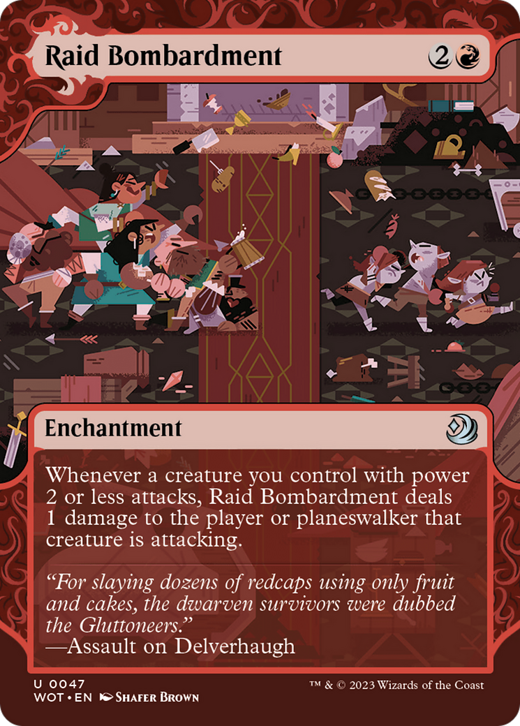 Raid Bombardment [Wilds of Eldraine: Enchanting Tales] | Jomio and Rueliete's Cards and Comics