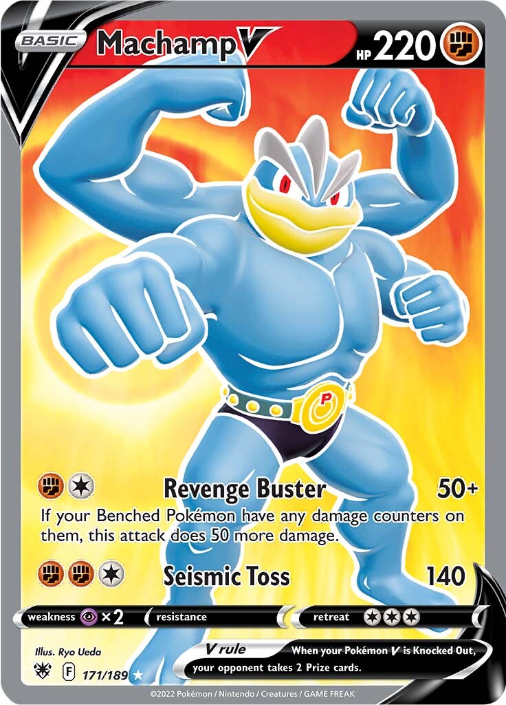 Machamp V (171/189) [Sword & Shield: Astral Radiance] | Jomio and Rueliete's Cards and Comics