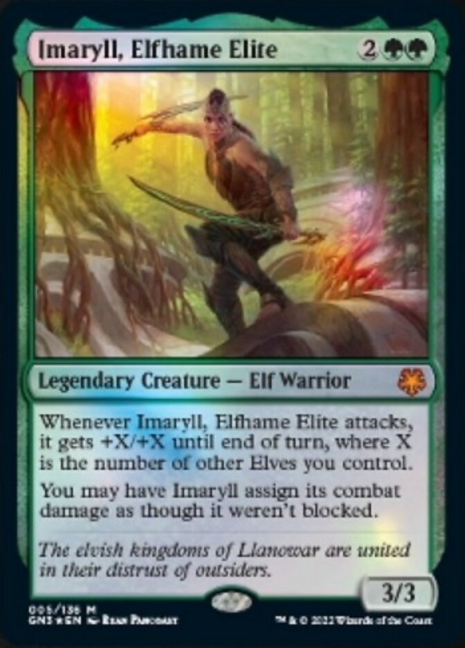 Imaryll, Elfhame Elite [Game Night: Free-for-All] | Jomio and Rueliete's Cards and Comics